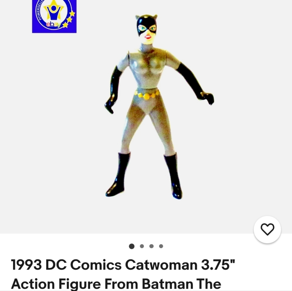 Vintage 1993 DC Comics Cat Woman Toy Figure!